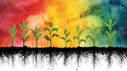 Visualizing soil health and crop feed through root cam technology in agriculture