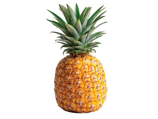 Fototapeta premium Pineapple isolated on transparent or white background, clipping path ,png 