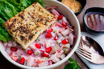Grilled paneer salad