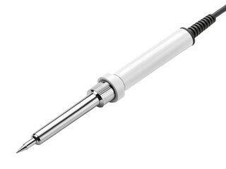 Fototapeta premium Soldering iron png electric solder tool png heat tool png welding iron png circuit repair tool png electronic soldering device png pointed tip tool png metalwork tool png transparent background image