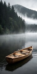 boat on the lake