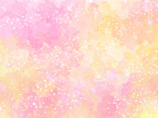 春の桜や秋のコスモスの花びらイメージのテクスチャー背景素材。桜並木やコスモス畑のあたたかい陽射しのイメージ。キラキラした光の粒子。