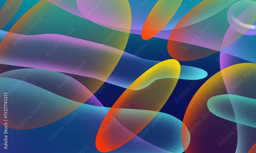 Aufkleber abstract colorful liquid color gradient design background. design wallpaper template with dynamic co