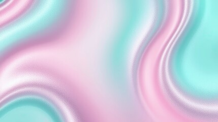 "Holographic Cotton Candy." This image is ideal for backgrounds, fashion, beauty, or any design needing a soft, dreamy, and aesthetically pleasing pastel color palette.