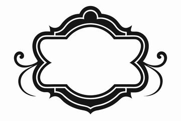 A vintage vector set of round floral ornament frames perfect for text labels, invitation cards, and decorative banners