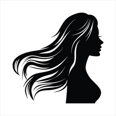 silhouette of a girl