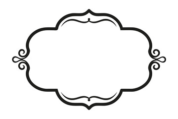 Elegant vintage vector frames set with ornate floral borders and decorative elements for labels, invitations, or scrapbook designs