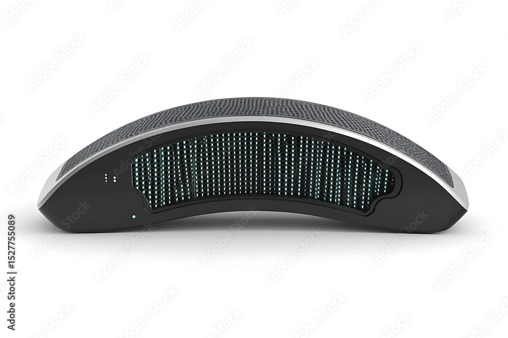 Poster portable terminal has a bendable screen with micro-pixels.
