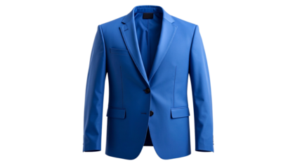 blue coat isolated on transparent background