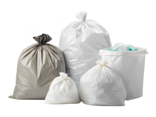 Waste bags png garbage liners png trash sacks png refuse bags png disposable bags png waste disposal png transparent background image