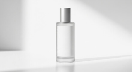 Perfume bottle isolated on white background. Created using generative AI tools