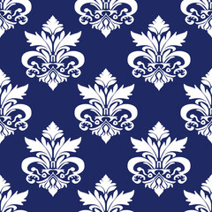 Fototapeta premium Floral Damask Seamless 