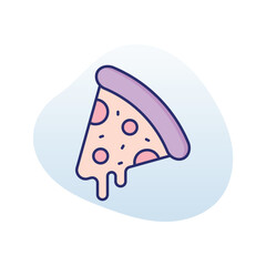 Pizza  Vector icon