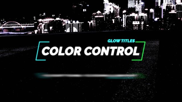 Glow Glitch Title 07