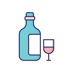 Wine Vector icon