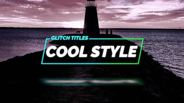 Glow Glitch Title 09