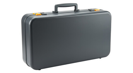 Isolated Black hard plastic case