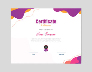 Professional and minimal Certificate Template for Excellence and Recognition

