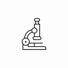 magnifying microscope icon sign vector