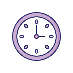 Clock  Vector icon
