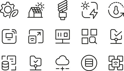 A comprehensive set of vector icons for web design, featuring symbols for business, internet, office, and communication like phone, mail, and document
