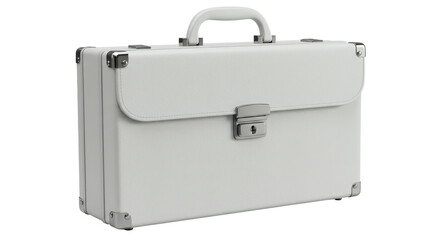 Isolated White Briefcase