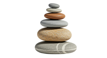 Isolated Stacked Zen Stones