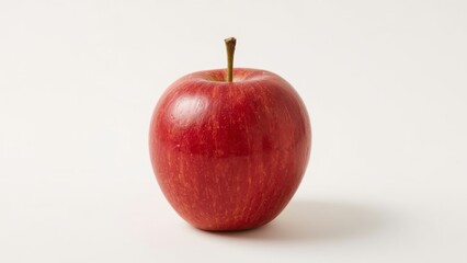 red apple isolated on white
