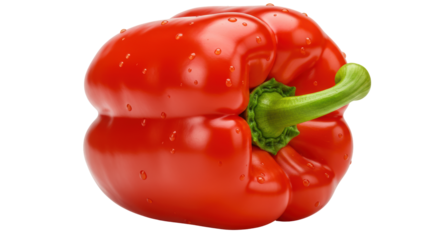 Isolated Red Bell Pepper