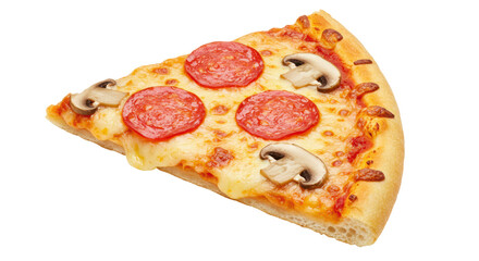 Isolated Slice of Pizza