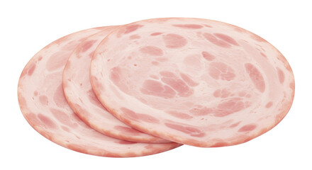Isolated Ham Slices