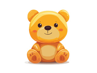 teddy bear isolated on white