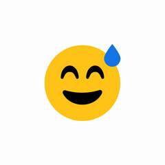 nervous impression icon sign vector