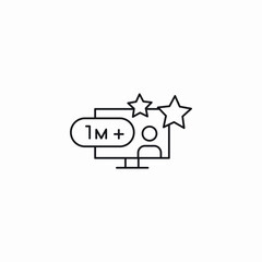 popular user icon sign vector
