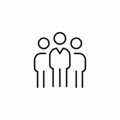 professional team icon sign vector