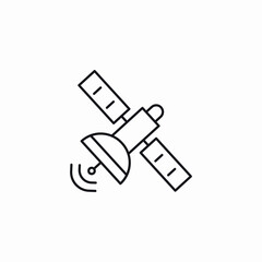sky satellite icon sign vector