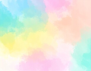 Abstract Colour spray background in watercolor effect, Light color round shapes set. Vector isolated illustration