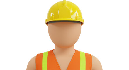 Isolated Construction Worker