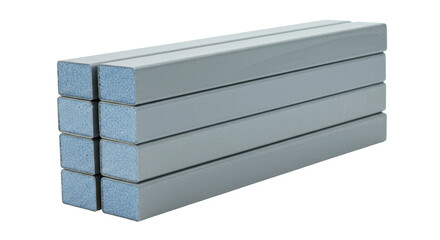 Isolated Steel Square Bar