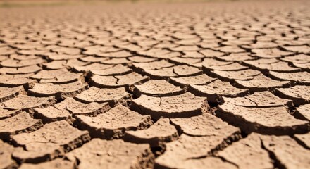Dry cracked earth background texture drought land climate