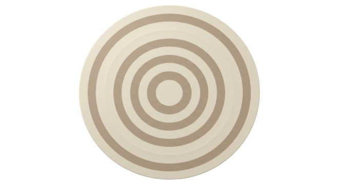Isolated Target with Concentric Circles