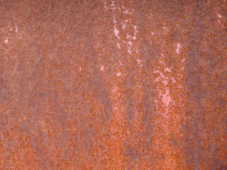 Old Weathered Corrugated Rusty Metal Texture