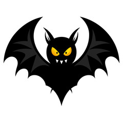 Spooky Bat Silhouette for Halloween Decor
