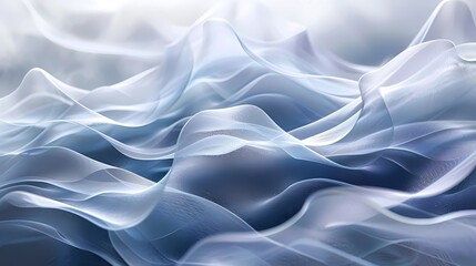 Obraz premium Large Abstract Digital Wave Background – Seamless Flowing Lines for Loop Animation