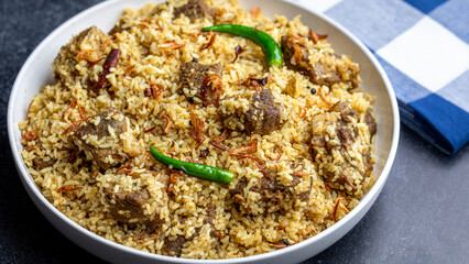 Bangladeshi Beef Biriyani