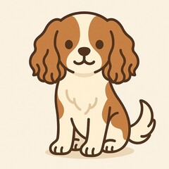 illustration of a cartoon dog