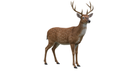 Isolated Deer