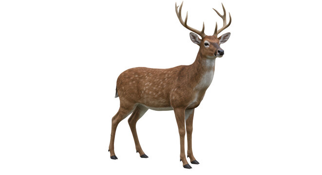 Isolated Deer