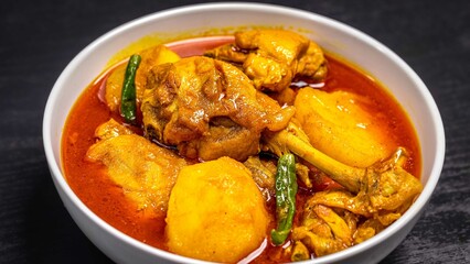 Indian Bengali style chicken curry