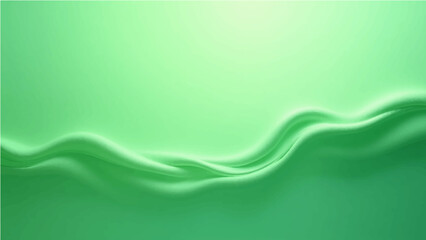 Abstract Soft green gradient abstract background with flowing curves and grain texture.